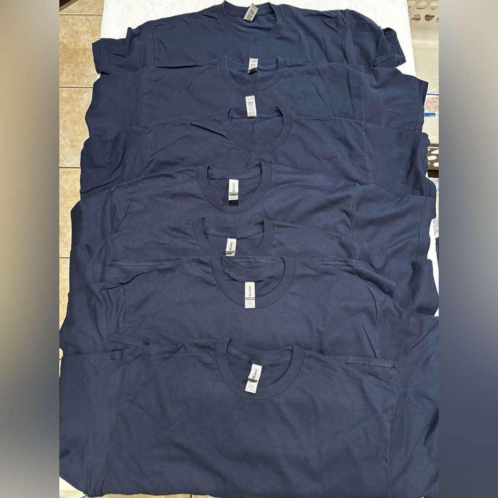 Gildan Dark Blue shirts